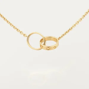 High Edition Classic Designer Pendant Lover Necklace for Women Girls Double Loop Charms 316L Titanium Steel Wedding Jewelry Collares Collier